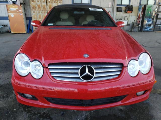 WDBTK56F57F208378 - 2007 MERCEDES-BENZ CLK 350 RED photo 5