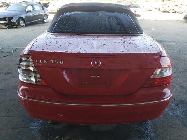 WDBTK56F57F208378 - 2007 MERCEDES-BENZ CLK 350 RED photo 6