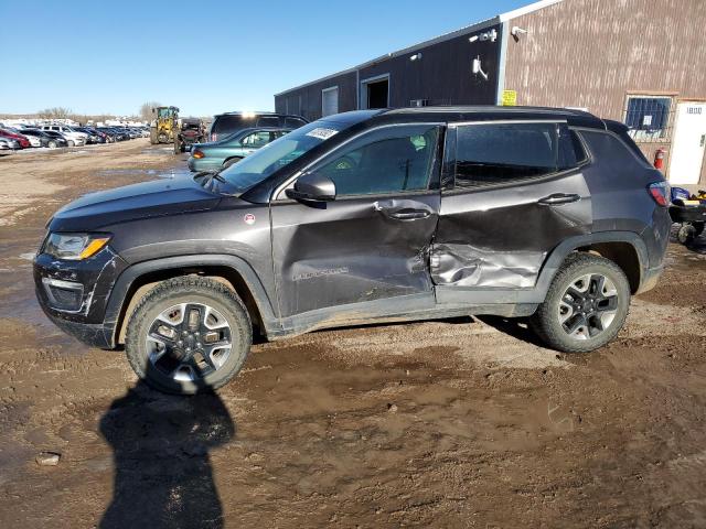 3C4NJDDB5JT207574 - 2018 JEEP COMPASS TRAILHAWK GRAY photo 1