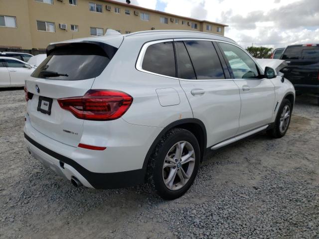 5UXTY3C08M9H97409 - 2021 BMW X3 SDRIVE30I WHITE photo 3