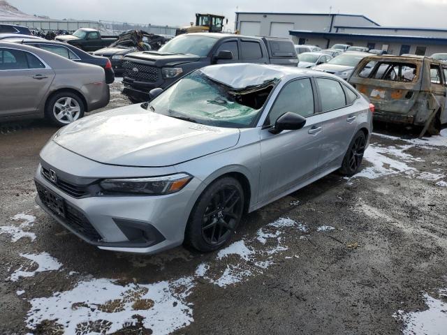2HGFE2F50NH555500 - 2022 HONDA CIVIC SPORT 银色 照片 1