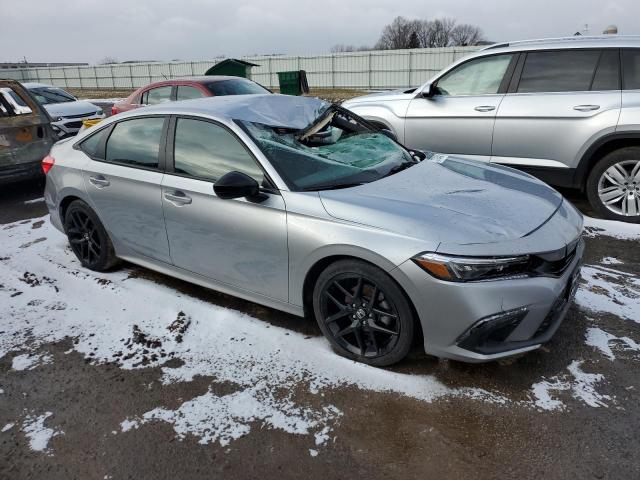 2HGFE2F50NH555500 - 2022 HONDA CIVIC SPORT 银色 照片 4