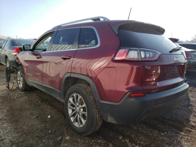 1C4PJMLB8KD319710 - 2019 JEEP CHEROKEE LATITUDE PLUS BURGUNDY photo 2