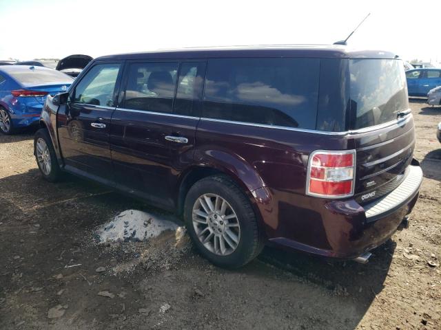 2FMHK6C87KBA22284 - 2019 FORD FLEX SEL BURGUNDY photo 2