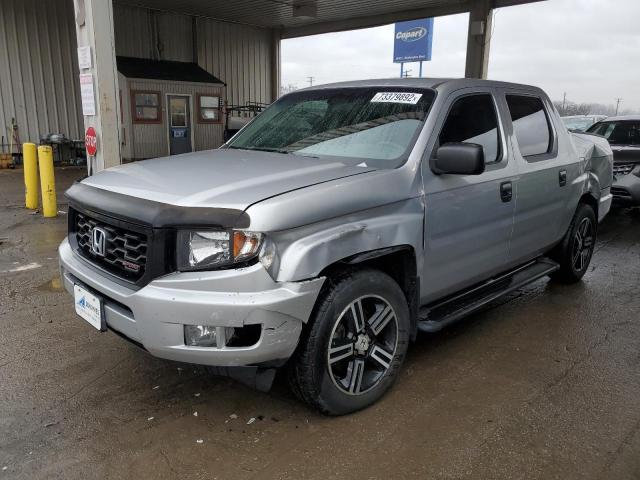 5FPYK1F79CB456132 - 2012 HONDA RIDGELINE SPORT SILVER photo 1