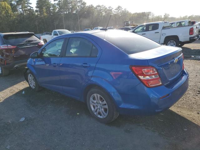 1G1JB5SH4H4136353 - 2017 CHEVROLET SONIC LS BLUE photo 2