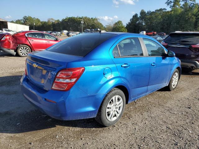 1G1JB5SH4H4136353 - 2017 CHEVROLET SONIC LS BLUE photo 3