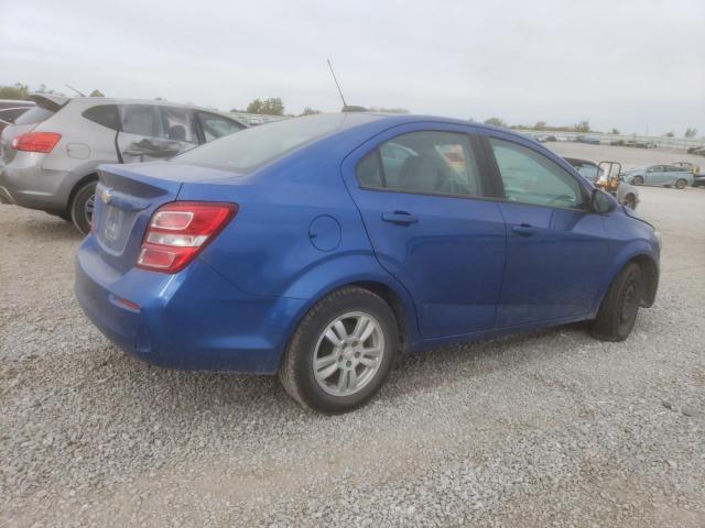 1G1JB5SH9H4136980 - 2017 CHEVROLET SONIC LS BLUE photo 3