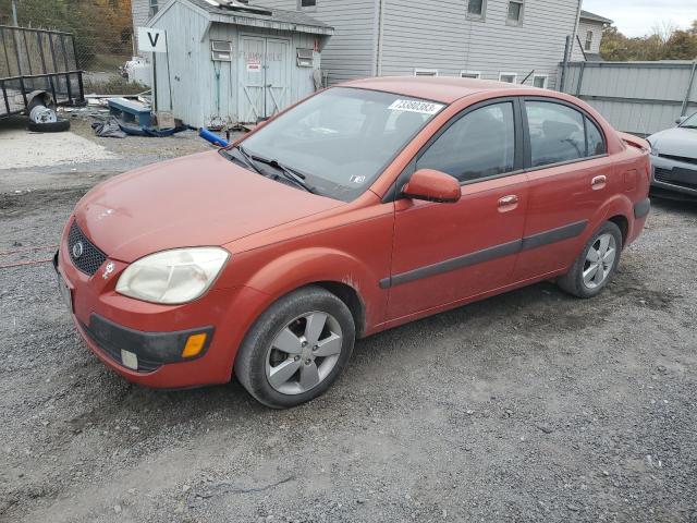 KNADE123486298316 - 2008 KIA RIO BASE RED photo 1