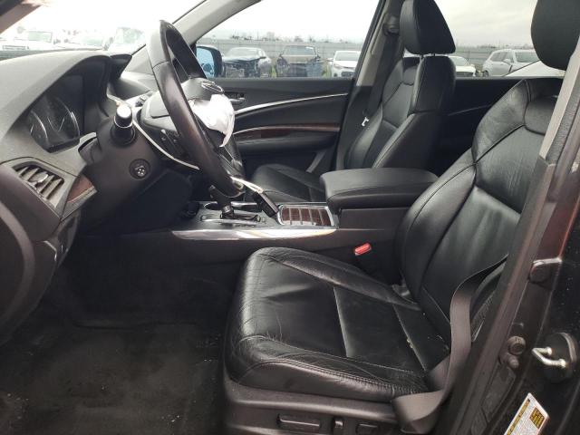 5FRYD4H46EB021397 - 2014 ACURA MDX TECHNOLOGY CHARCOAL photo 7