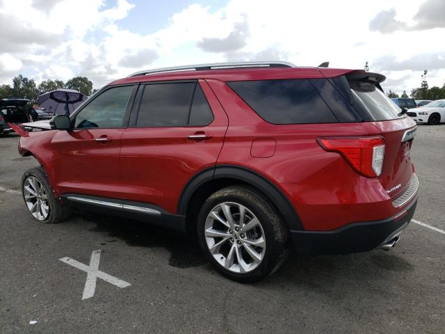 1FM5K7HC4NGA21872 - 2022 FORD EXPLORER PLATINUM RED photo 2