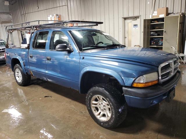 1D7HG38NX4S536230 - 2004 DODGE DAKOTA QUAD SPORT BLUE photo 4