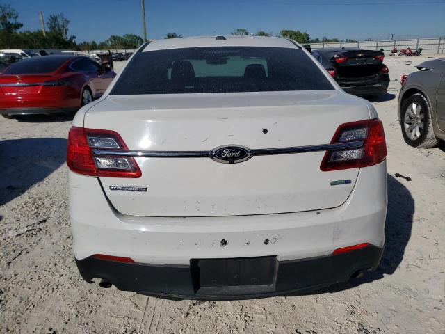 1FAHP2MK0GG125268 - 2016 FORD TAURUS POLICE INTERCEPTOR WHITE photo 6