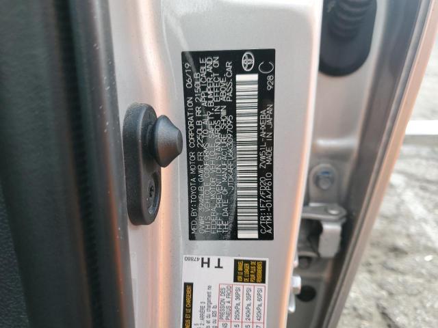 JTDKARFU6K3097095 - 2019 TOYOTA PRIUS SILVER photo 13