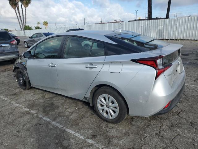 JTDKARFU6K3097095 - 2019 TOYOTA PRIUS SILVER photo 2