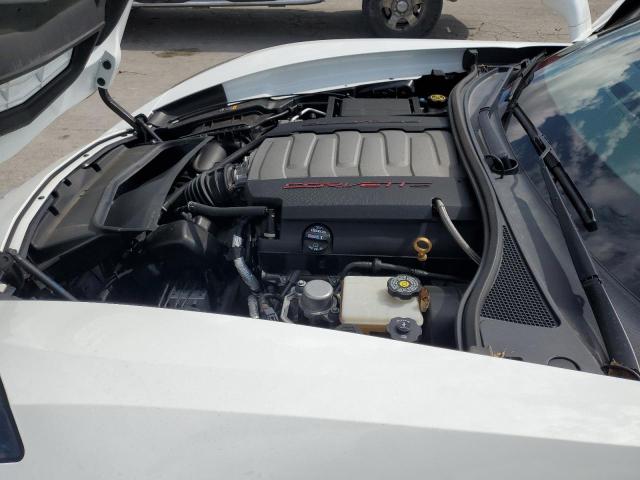 1G1YA2D79K5114001 - 2019 CHEVROLET CORVETTE STINGRAY 1LT WHITE photo 11