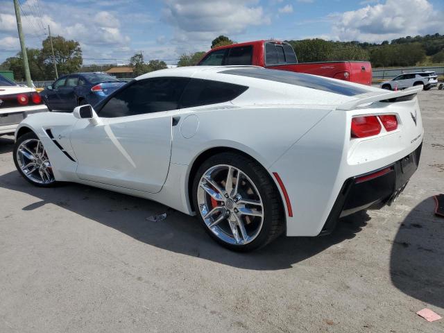 1G1YA2D79K5114001 - 2019 CHEVROLET CORVETTE STINGRAY 1LT WHITE photo 2