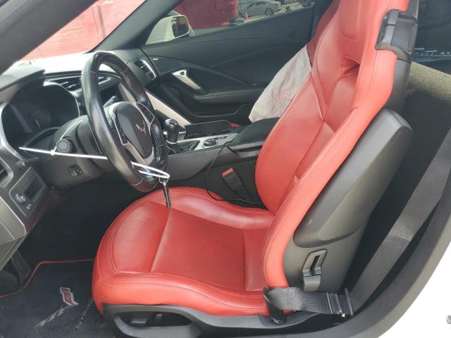 1G1YA2D79K5114001 - 2019 CHEVROLET CORVETTE STINGRAY 1LT WHITE photo 7