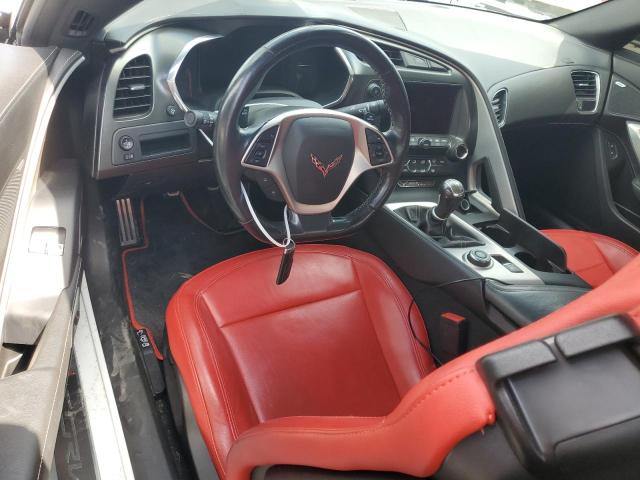 1G1YA2D79K5114001 - 2019 CHEVROLET CORVETTE STINGRAY 1LT WHITE photo 8