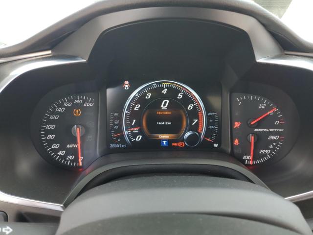 1G1YA2D79K5114001 - 2019 CHEVROLET CORVETTE STINGRAY 1LT WHITE photo 9