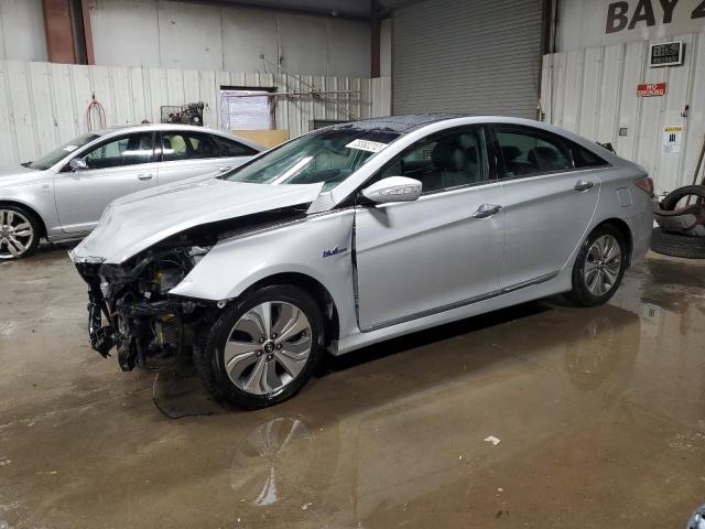 KMHEC4A49FA121064 - 2015 HYUNDAI SONATA HYBRID SILVER photo 1