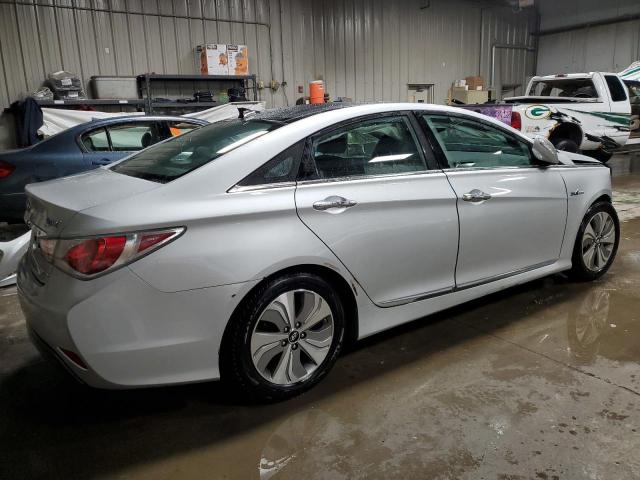 KMHEC4A49FA121064 - 2015 HYUNDAI SONATA HYBRID SILVER photo 3