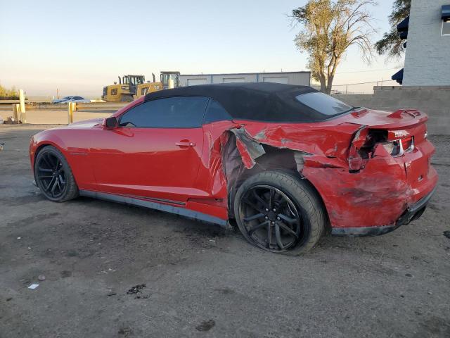 2G1FZ3DPXD9805968 - 2013 CHEVROLET CAMARO ZL1 RED photo 2