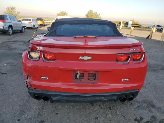 2G1FZ3DPXD9805968 - 2013 CHEVROLET CAMARO ZL1 RED photo 6
