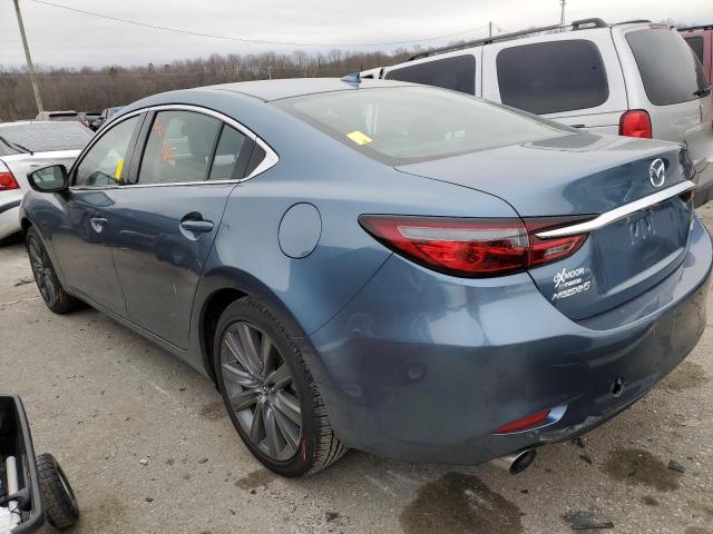 JM1GL1TY4J1330961 - 2018 MAZDA 6 GRAND TOURING BLUE photo 2