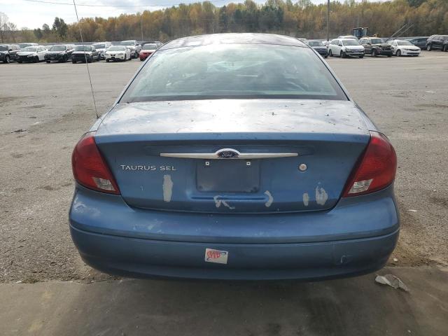 1FAHP56S72A203104 - 2002 FORD TAURUS SEL BLUE photo 6