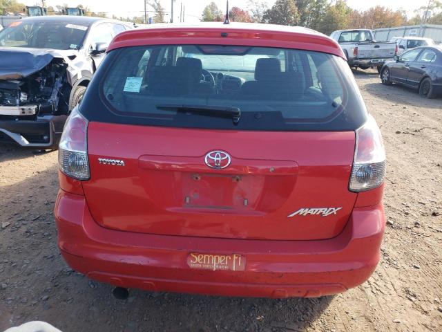 2T1KR32E27C661733 - 2007 TOYOTA COROLLA MA XR RED photo 6