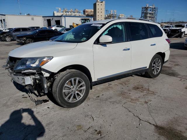 5N1AR2MN4FC659147 - 2015 NISSAN PATHFINDER S WHITE photo 1