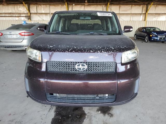 JTLKE50E681003501 - 2008 TOYOTA SCION XB MAROON photo 5