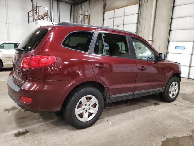 5NMSG73D49H253749 - 2009 HYUNDAI SANTA FE GLS MAROON photo 3