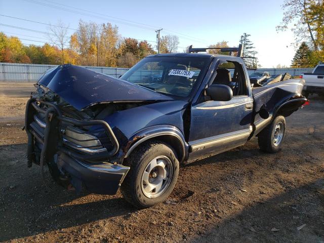 1GCCS14XXWK182663 - 1998 CHEVROLET S TRUCK S10 BLUE photo 1