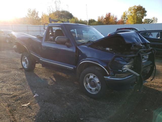 1GCCS14XXWK182663 - 1998 CHEVROLET S TRUCK S10 BLUE photo 4