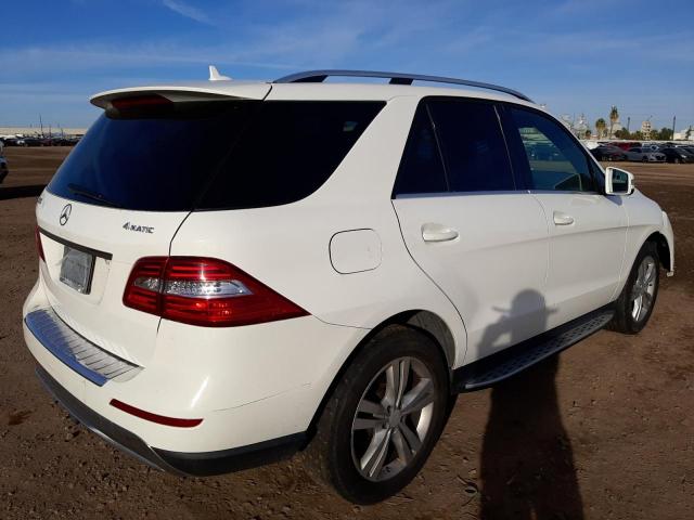 4JGDA5HB7EA310886 - 2014 MERCEDES-BENZ ML 350 4MATIC WHITE photo 3