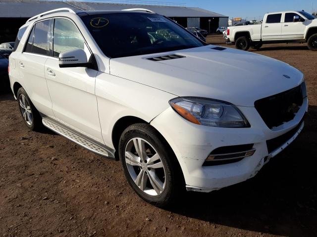 4JGDA5HB7EA310886 - 2014 MERCEDES-BENZ ML 350 4MATIC WHITE photo 4