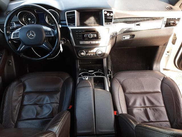 4JGDA5HB7EA310886 - 2014 MERCEDES-BENZ ML 350 4MATIC WHITE photo 8