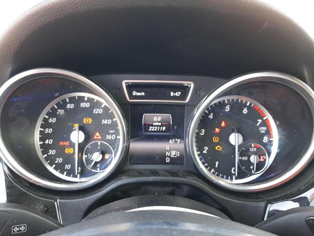 4JGDA5HB7EA310886 - 2014 MERCEDES-BENZ ML 350 4MATIC WHITE photo 9