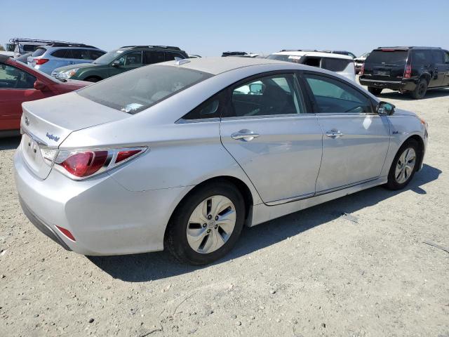 KMHEC4A45FA137519 - 2015 HYUNDAI SONATA HYBRID SILVER photo 3