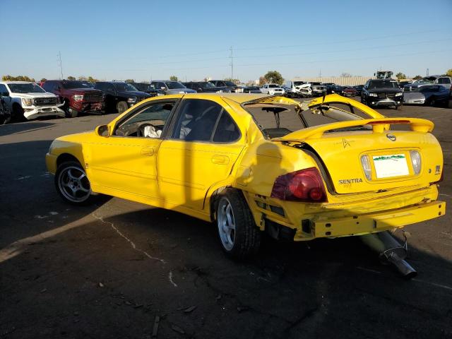 3N1AB51D64L734358 - 2004 NISSAN SENTRA SE-R SPEC V YELLOW photo 2