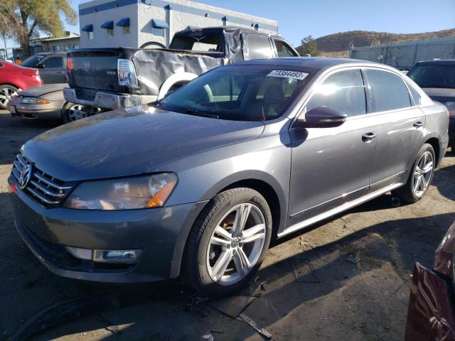 1VWCN7A33CC066929 - 2012 VOLKSWAGEN PASSAT SEL GRAY photo 1