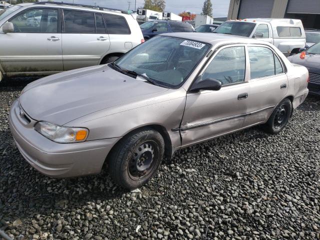 1NXBR12E2YZ390757 - 2000 TOYOTA COROLLA VE BEIGE photo 1