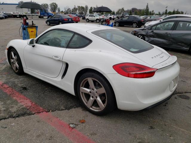 WP0AA2A83FK161909 - 2015 PORSCHE CAYMAN WHITE photo 2