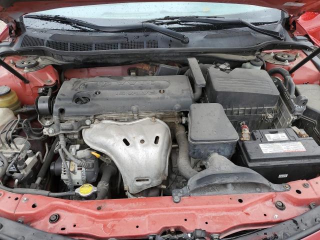 4T1BE46K47U036511 - 2007 TOYOTA CAMRY CE RED photo 11