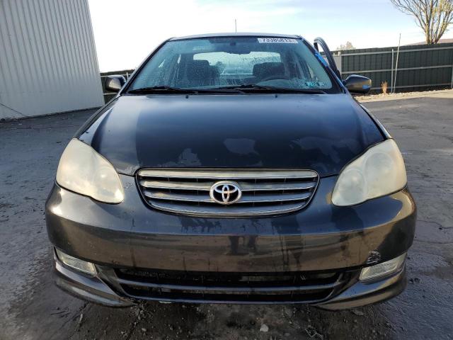 1NXBR32E13Z171387 - 2003 TOYOTA COROLLA CE BLACK photo 5