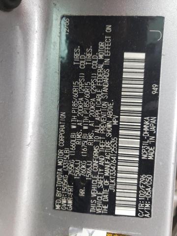 JTLKT334764125535 - 2006 TOYOTA SCION XB 石墨色 照片 12