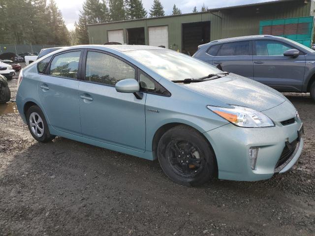 JTDKN3DU8E1750529 - 2014 TOYOTA PRIUS TURQUOISE photo 4