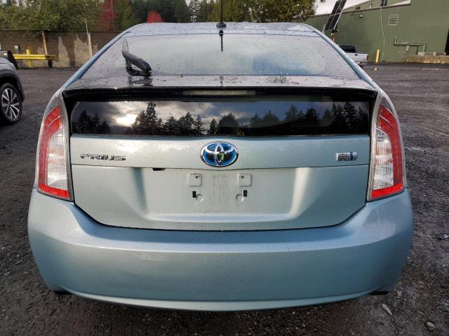 JTDKN3DU8E1750529 - 2014 TOYOTA PRIUS TURQUOISE photo 6